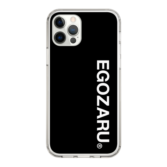 スリムプロテクションケース［ EGOZARU - ベーシックロゴ バーティカル ］