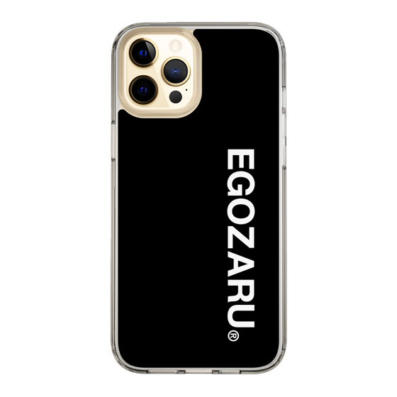 スリムプロテクションケース［ EGOZARU - ベーシックロゴ バーティカル ］