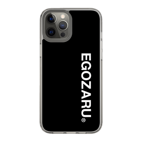 スリムプロテクションケース［ EGOZARU - ベーシックロゴ バーティカル ］