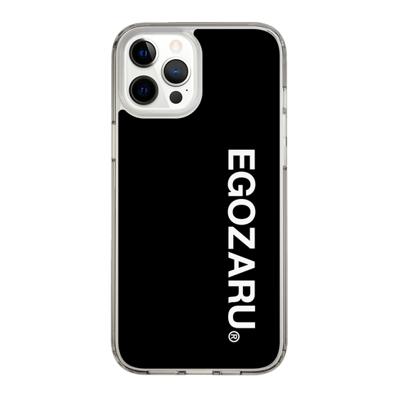 スリムプロテクションケース［ EGOZARU - ベーシックロゴ バーティカル ］