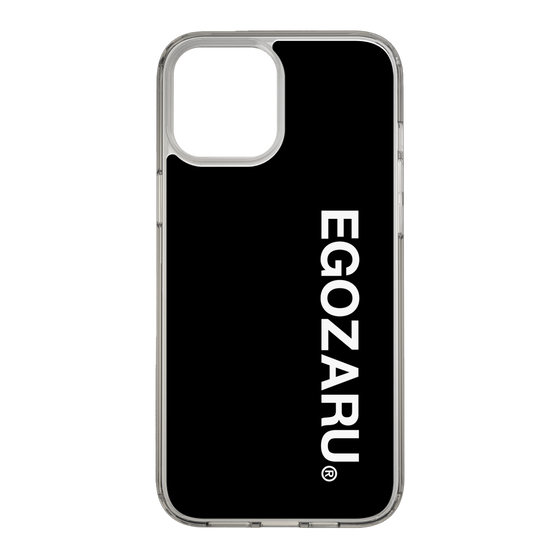 スリムプロテクションケース［ EGOZARU - ベーシックロゴ バーティカル ］