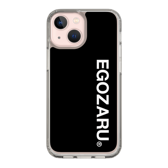 スリムプロテクションケース［ EGOZARU - ベーシックロゴ バーティカル ］