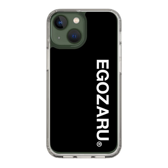 スリムプロテクションケース［ EGOZARU - ベーシックロゴ バーティカル ］