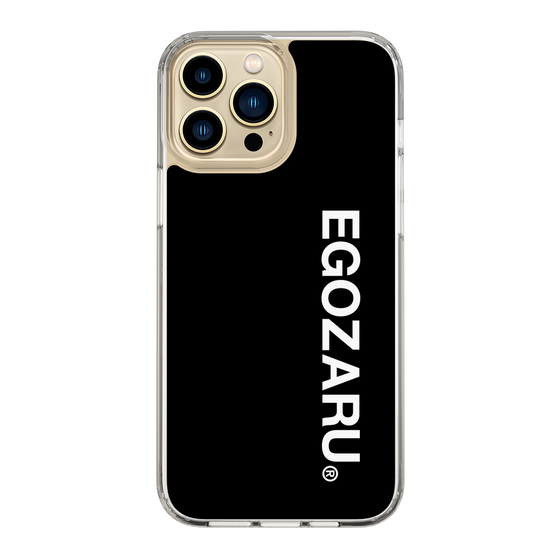 スリムプロテクションケース［ EGOZARU - ベーシックロゴ バーティカル ］