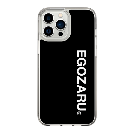 スリムプロテクションケース［ EGOZARU - ベーシックロゴ バーティカル ］