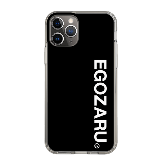 スリムプロテクションケース［ EGOZARU - ベーシックロゴ バーティカル ］