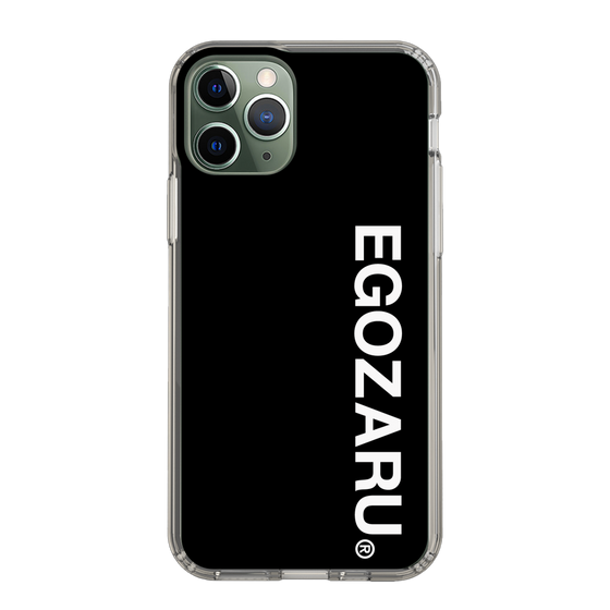 スリムプロテクションケース［ EGOZARU - ベーシックロゴ バーティカル ］