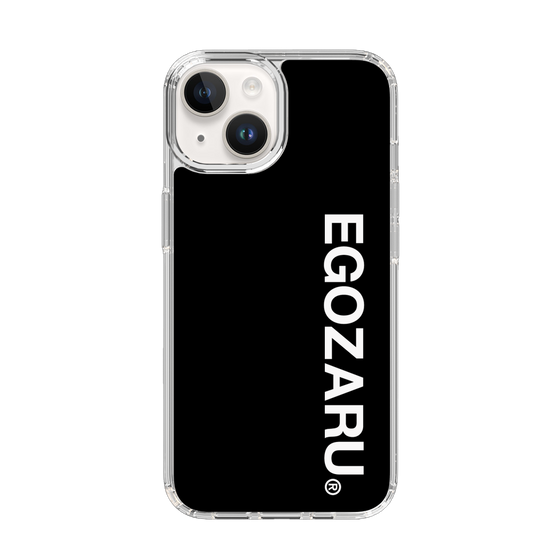 スリムプロテクションケース［ EGOZARU - ベーシックロゴ バーティカル ］