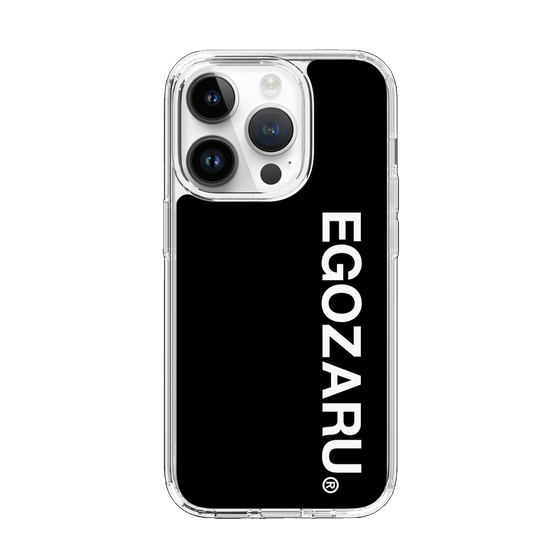 スリムプロテクションケース［ EGOZARU - ベーシックロゴ バーティカル ］