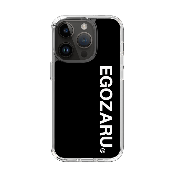 スリムプロテクションケース［ EGOZARU - ベーシックロゴ バーティカル ］