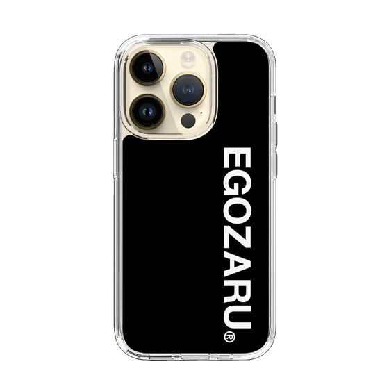 スリムプロテクションケース［ EGOZARU - ベーシックロゴ バーティカル ］