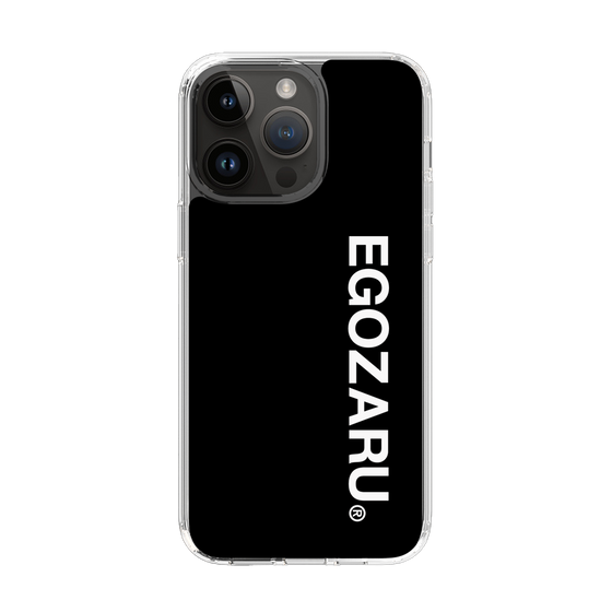 スリムプロテクションケース［ EGOZARU - ベーシックロゴ バーティカル ］