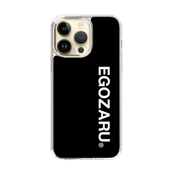 スリムプロテクションケース［ EGOZARU - ベーシックロゴ バーティカル ］