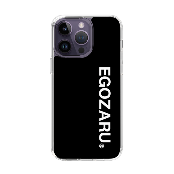 スリムプロテクションケース［ EGOZARU - ベーシックロゴ バーティカル ］