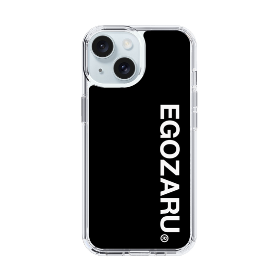 スリムプロテクションケース［ EGOZARU - ベーシックロゴ バーティカル ］