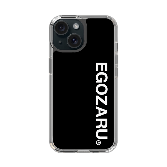 スリムプロテクションケース［ EGOZARU - ベーシックロゴ バーティカル ］