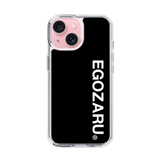 スリムプロテクションケース［ EGOZARU - ベーシックロゴ バーティカル ］