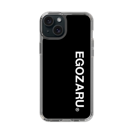 スリムプロテクションケース［ EGOZARU - ベーシックロゴ バーティカル ］