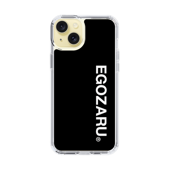 スリムプロテクションケース［ EGOZARU - ベーシックロゴ バーティカル ］