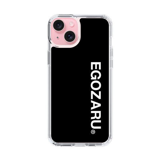 スリムプロテクションケース［ EGOZARU - ベーシックロゴ バーティカル ］