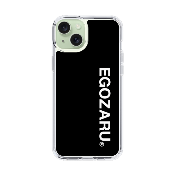 スリムプロテクションケース［ EGOZARU - ベーシックロゴ バーティカル ］