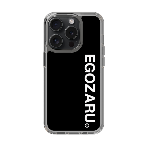 スリムプロテクションケース［ EGOZARU - ベーシックロゴ バーティカル ］