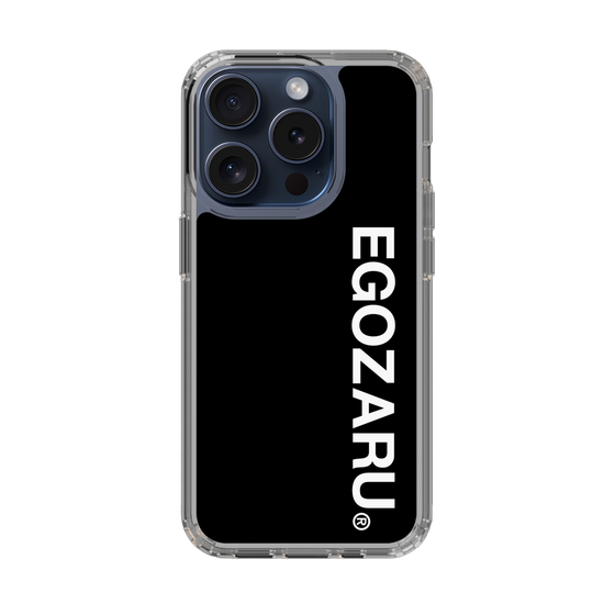 スリムプロテクションケース［ EGOZARU - ベーシックロゴ バーティカル ］