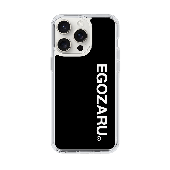 スリムプロテクションケース［ EGOZARU - ベーシックロゴ バーティカル ］