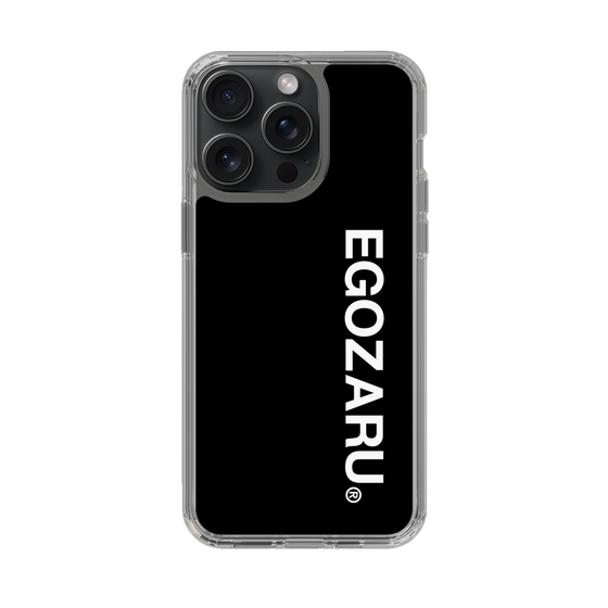 スリムプロテクションケース［ EGOZARU - ベーシックロゴ バーティカル ］