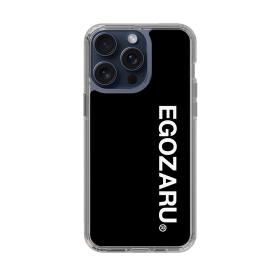 スリムプロテクションケース［ EGOZARU - ベーシックロゴ バーティカル ］