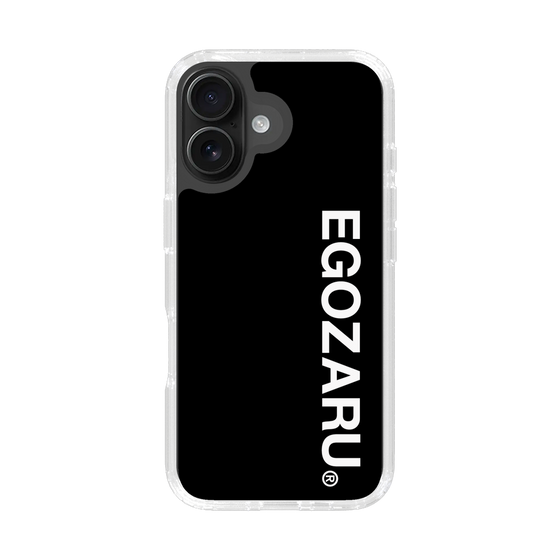 スリムプロテクションケース［ EGOZARU - ベーシックロゴ バーティカル ］