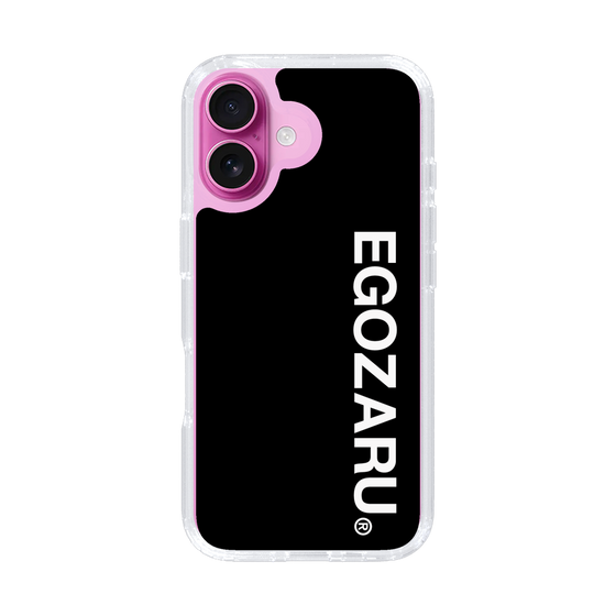 スリムプロテクションケース［ EGOZARU - ベーシックロゴ バーティカル ］