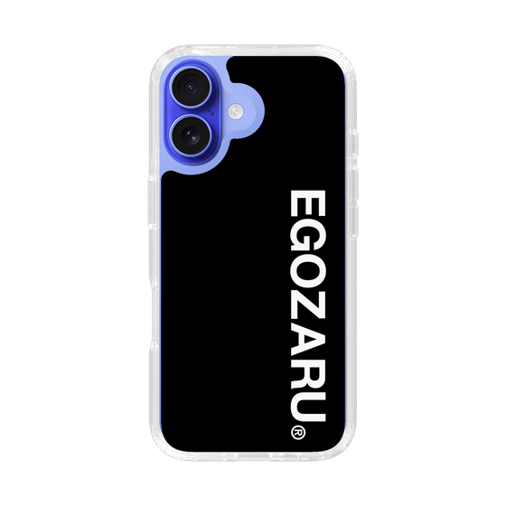 スリムプロテクションケース［ EGOZARU - ベーシックロゴ バーティカル ］