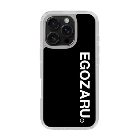 スリムプロテクションケース［ EGOZARU - ベーシックロゴ バーティカル ］