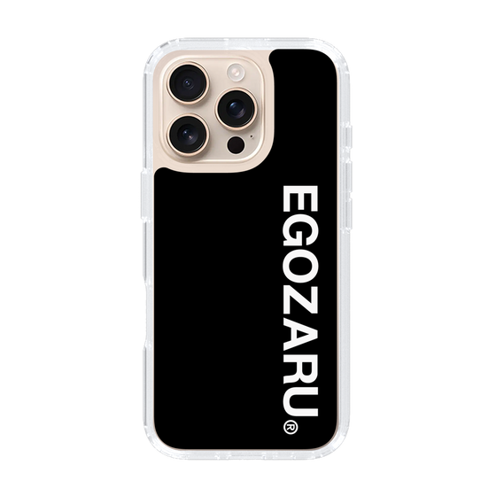 スリムプロテクションケース［ EGOZARU - ベーシックロゴ バーティカル ］