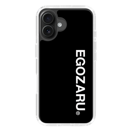 スリムプロテクションケース［ EGOZARU - ベーシックロゴ バーティカル ］