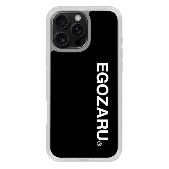 スリムプロテクションケース［ EGOZARU - ベーシックロゴ バーティカル ］