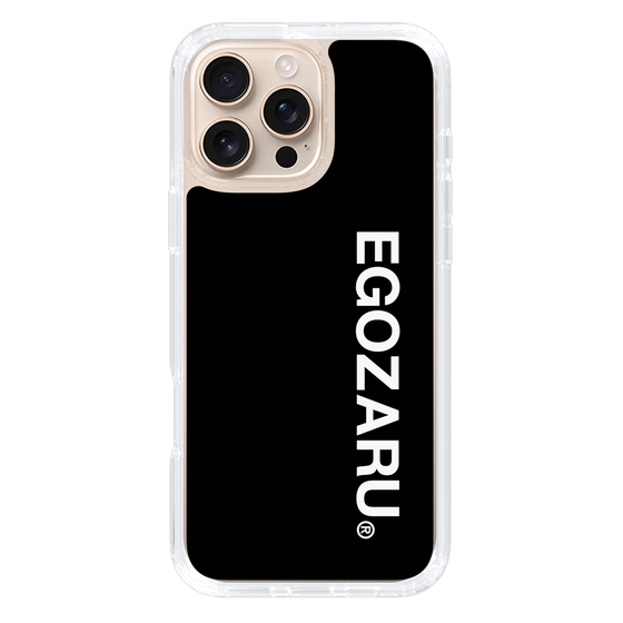 スリムプロテクションケース［ EGOZARU - ベーシックロゴ バーティカル ］