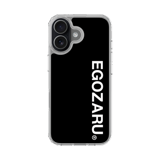 スリムプロテクションケース［ EGOZARU - ベーシックロゴ バーティカル ］