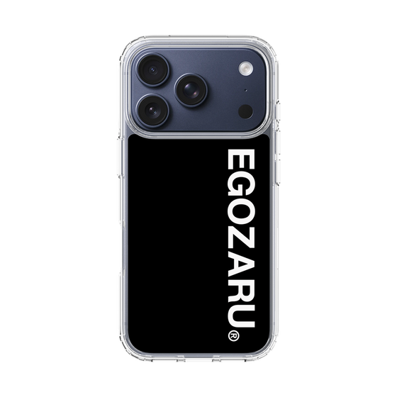 スリムプロテクションケース［ EGOZARU - ベーシックロゴ バーティカル ］