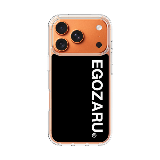 スリムプロテクションケース［ EGOZARU - ベーシックロゴ バーティカル ］