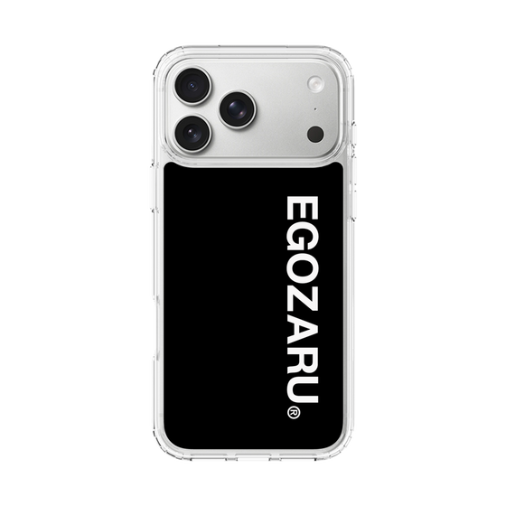 スリムプロテクションケース［ EGOZARU - ベーシックロゴ バーティカル ］