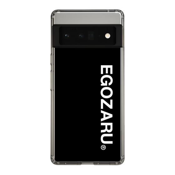 スリムプロテクションケース［ EGOZARU - ベーシックロゴ バーティカル ］