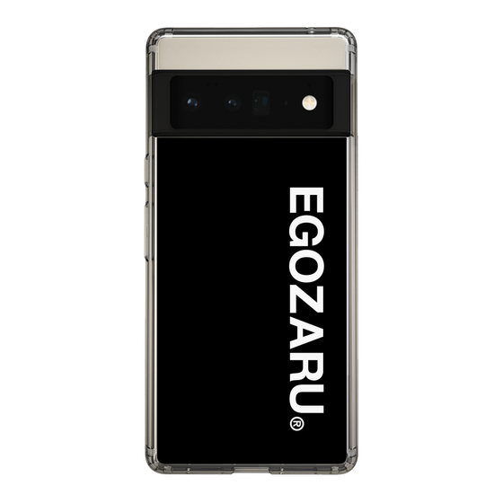 スリムプロテクションケース［ EGOZARU - ベーシックロゴ バーティカル ］