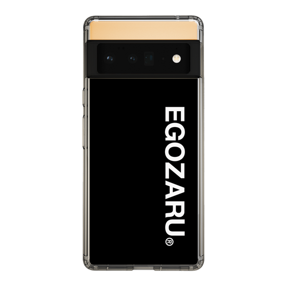 スリムプロテクションケース［ EGOZARU - ベーシックロゴ バーティカル ］