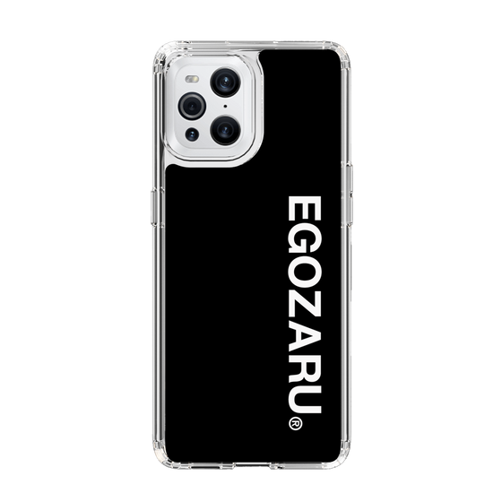 スリムプロテクションケース［ EGOZARU - ベーシックロゴ バーティカル ］