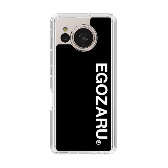 スリムプロテクションケース［ EGOZARU - ベーシックロゴ バーティカル ］