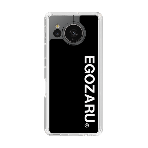 スリムプロテクションケース［ EGOZARU - ベーシックロゴ バーティカル ］