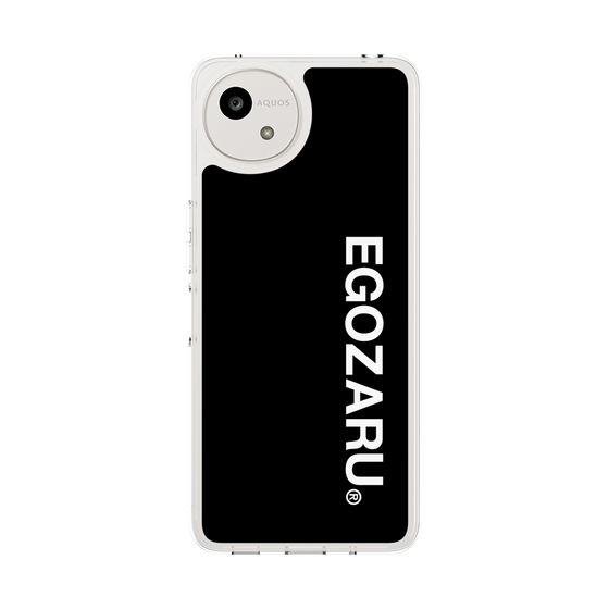 スリムプロテクションケース［ EGOZARU - ベーシックロゴ バーティカル ］