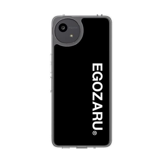 スリムプロテクションケース［ EGOZARU - ベーシックロゴ バーティカル ］
